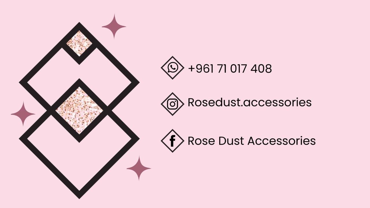 Featured image for Rose Dust Accessories