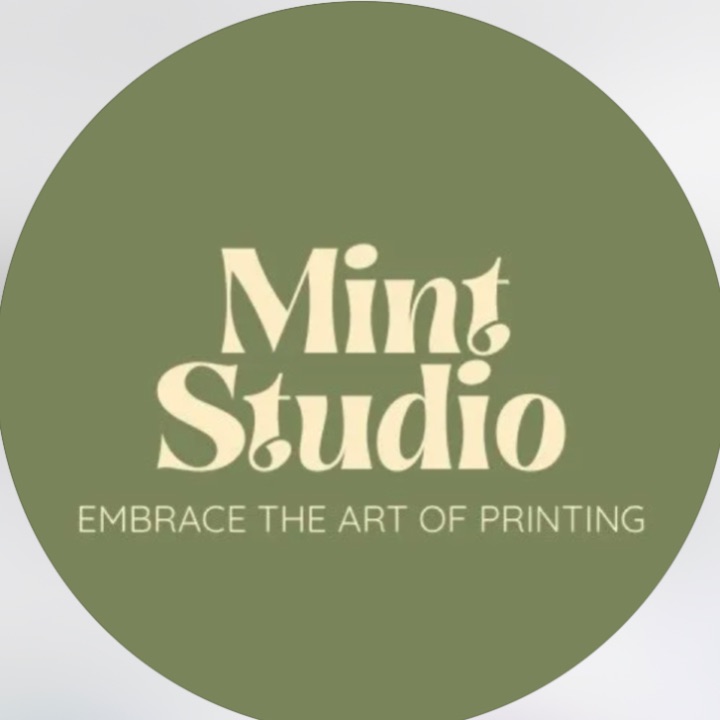 Mint studio printing logo