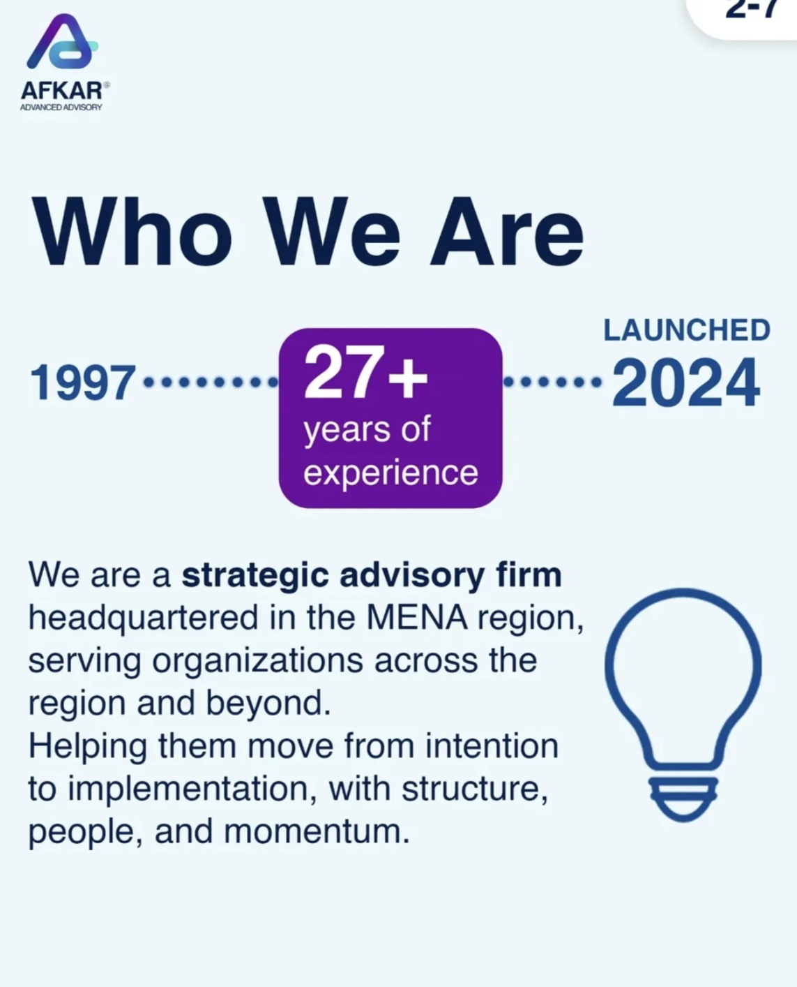 AFKAR ADVANCED ADVISORY GROUP