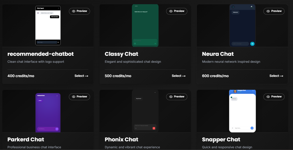Assistlore Widgets Dashboard