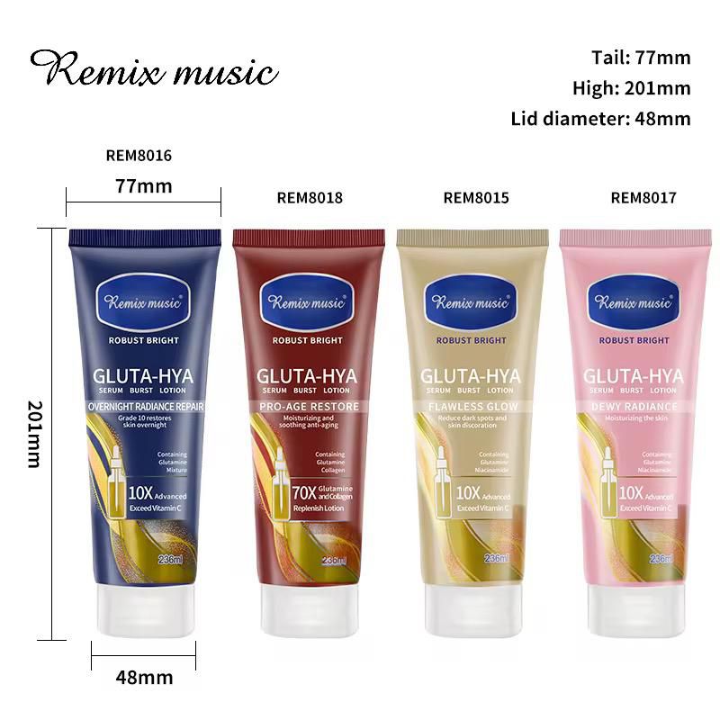 lotions corporelles de type "Sérum Burst"