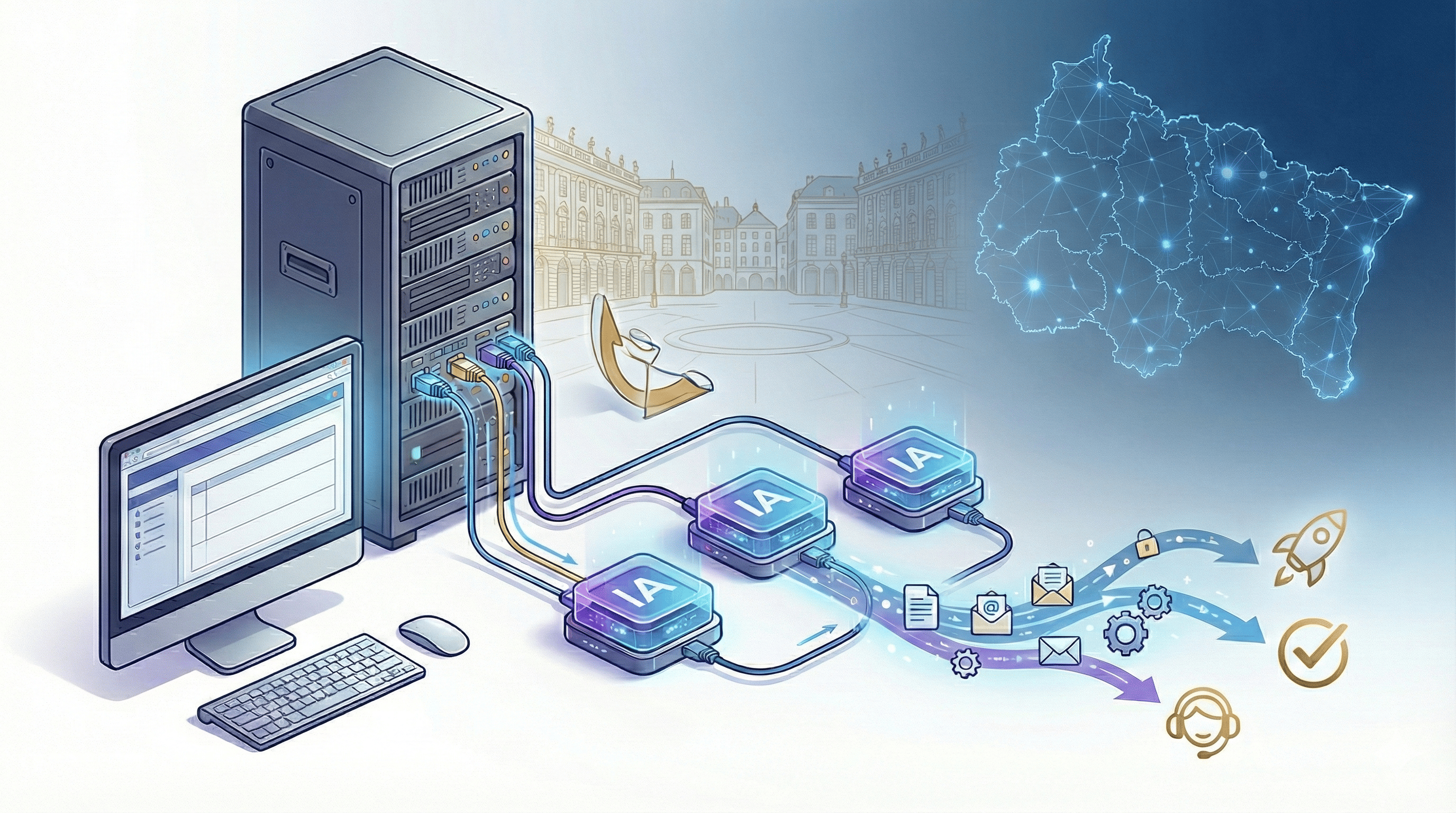 Micro-logiciel IA : comment automatiser votre entreprise à Nancy sans changer vos outils