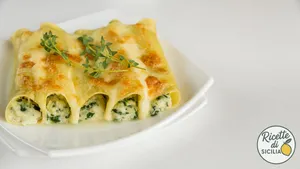 Cannelloni ricotta e spinaci alla siciliana