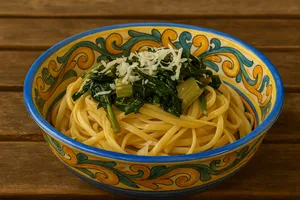 Pasta con cicoria e pancetta: Un perfetto equilibrio di sapori