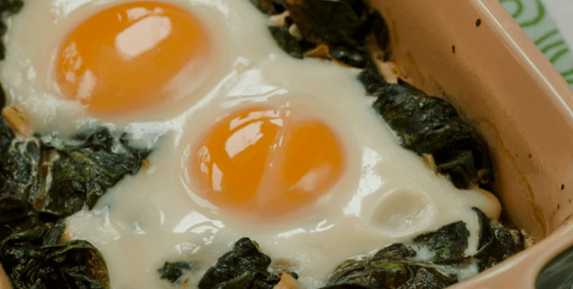 Uova con spinaci alla siciliana