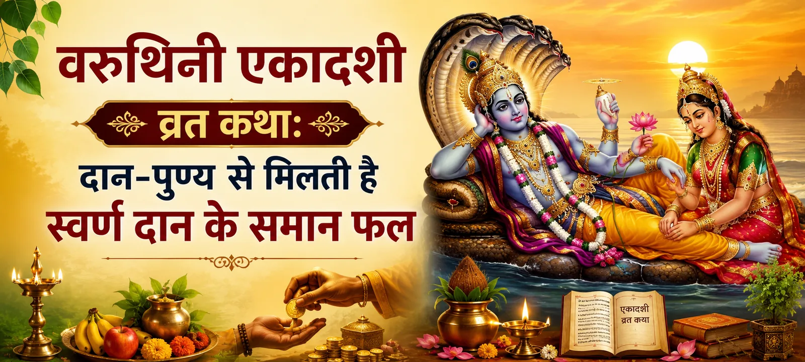 वरुथिनी एकादशी व्रत कथा: दान-पुण्य से मिलती है स्वर्ण दान के समान फल