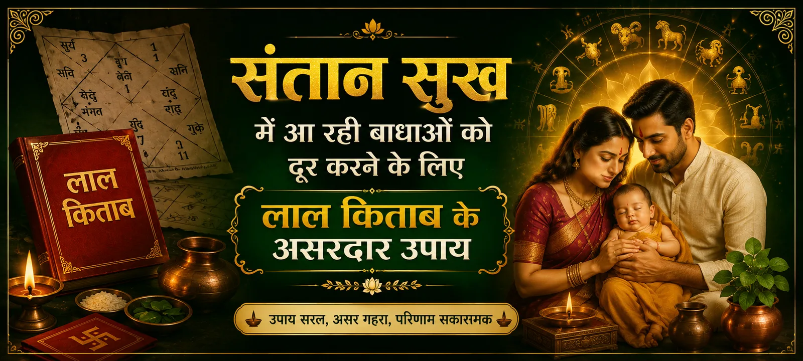 संतान सुख में आ रही बाधाओं को दूर करने के लिए लाल किताब के असरदार उपाय