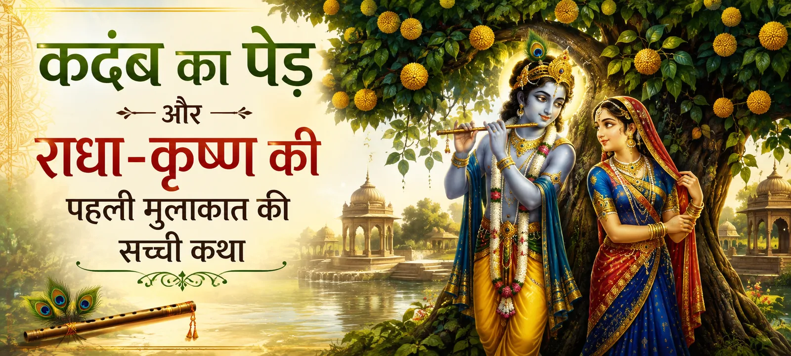 कदंब का पेड़ और राधा-कृष्ण की पहली मुलाकात की सच्ची कथा