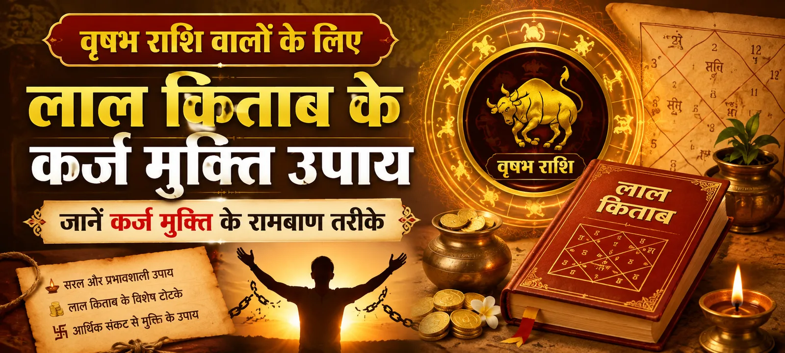 वृषभ राशि वालों के लिए लाल किताब के कर्ज मुक्ति उपाय — जानें कर्ज मुक्ति के रामबाण तरीके