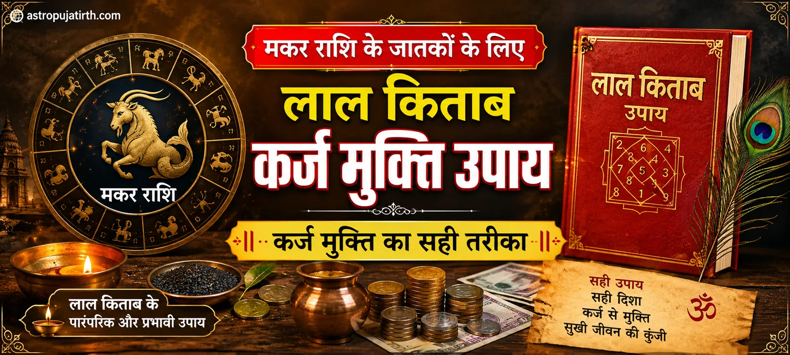 मकर राशि के जातकों के लिए लाल किताब कर्ज मुक्ति उपाय — कर्ज मुक्ति का सही तरीका