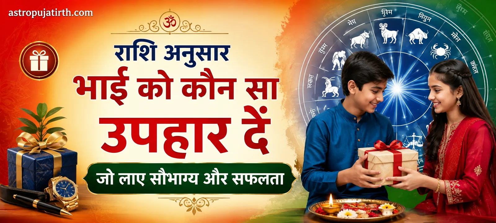राशि अनुसार भाई को कौन सा उपहार दें जो लाए सौभाग्य और सफलता