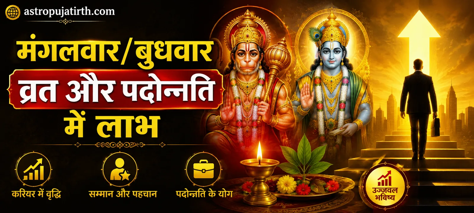 मंगलवार/बुधवार व्रत और पदोन्नति में लाभ