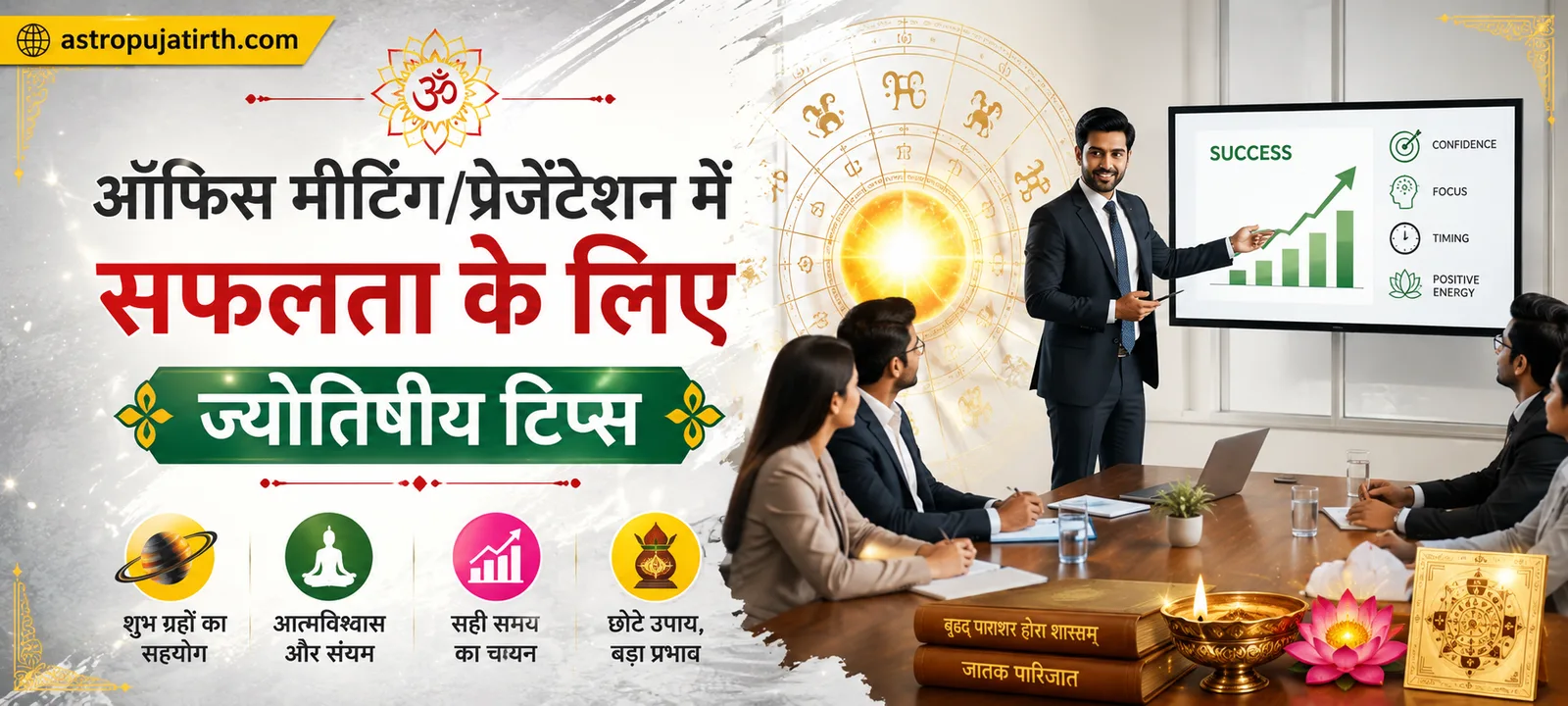 ऑफिस मीटिंग/प्रेजेंटेशन में सफलता के लिए ज्योतिषीय टिप्स
