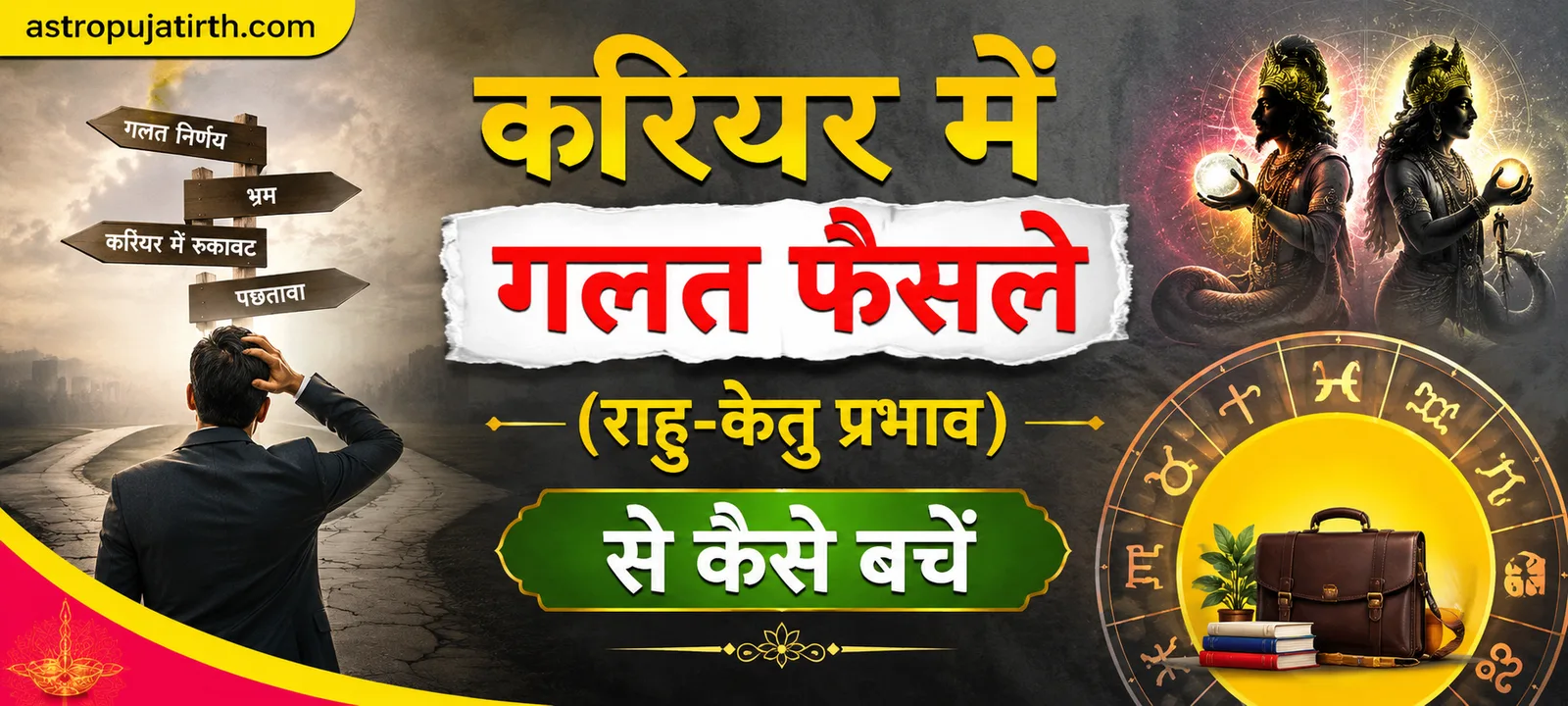 करियर में गलत फैसले (राहु-केतु प्रभाव) से कैसे बचें