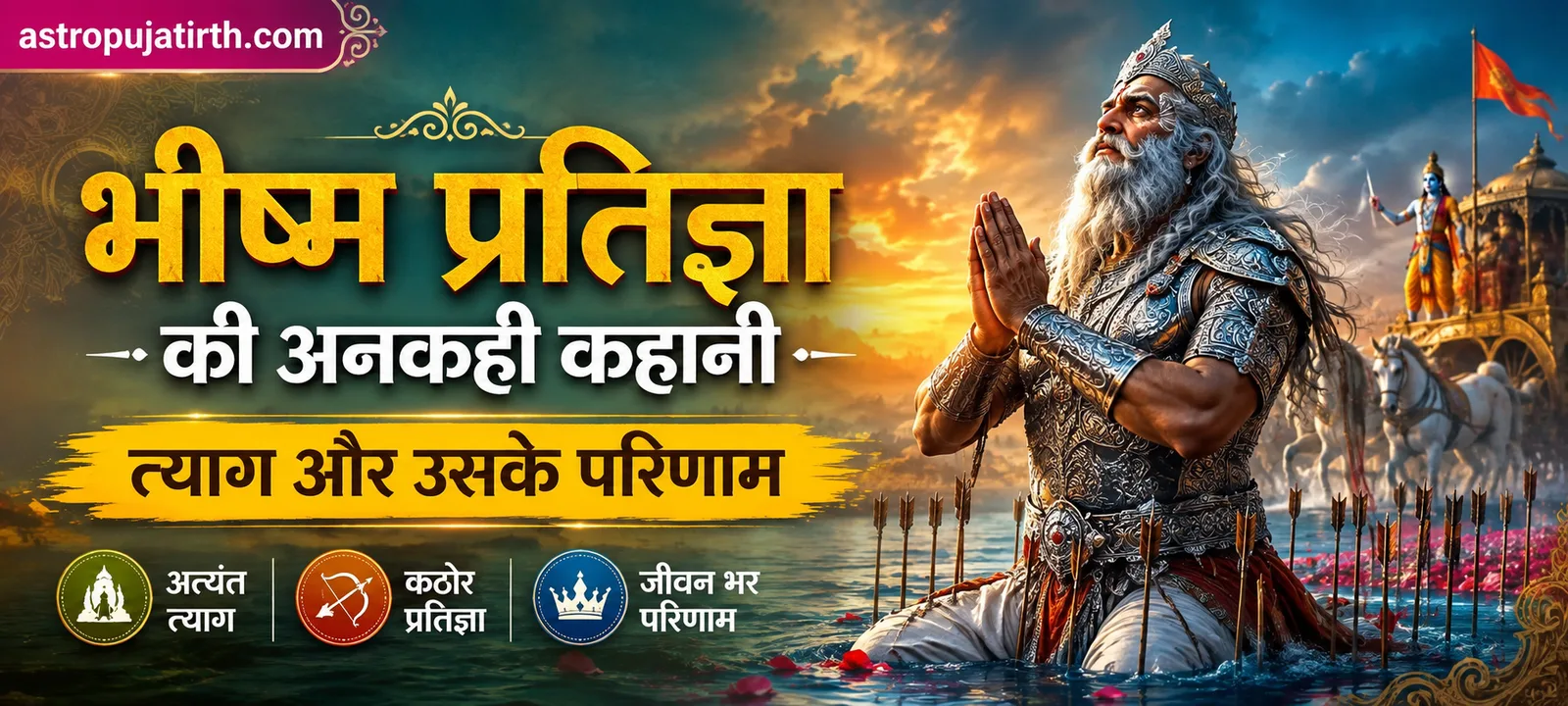 भीष्म प्रतिज्ञा की अनकही कहानी — त्याग और उसके परिणाम