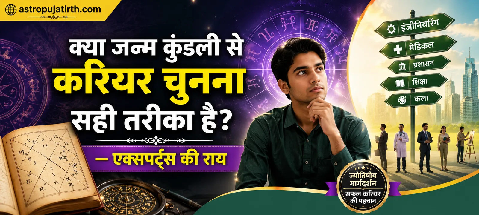 क्या जन्म कुंडली से करियर चुनना सही तरीका है? — एक्सपर्ट्स की राय