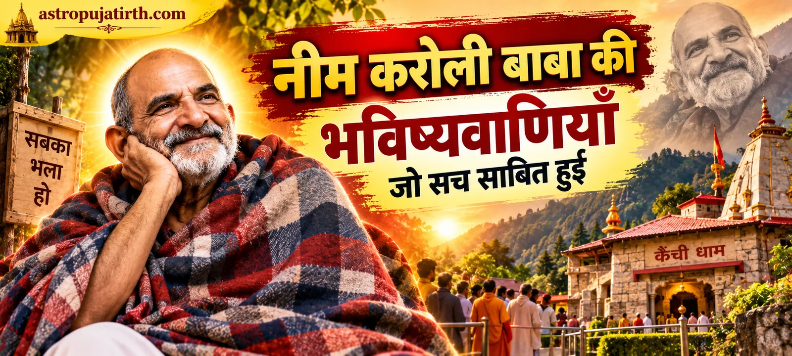 नीम करोली बाबा की भविष्यवाणियाँ जो सच साबित हुईं