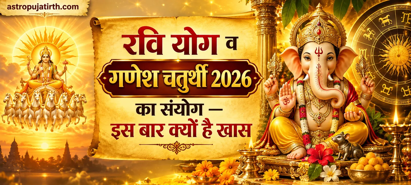 रवि योग व गणेश चतुर्थी 2026 का संयोग — इस बार क्यों है खास