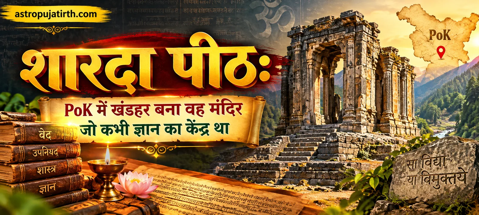 शारदा पीठ: PoK में खंडहर बना वह मंदिर जो कभी ज्ञान का केंद्र था