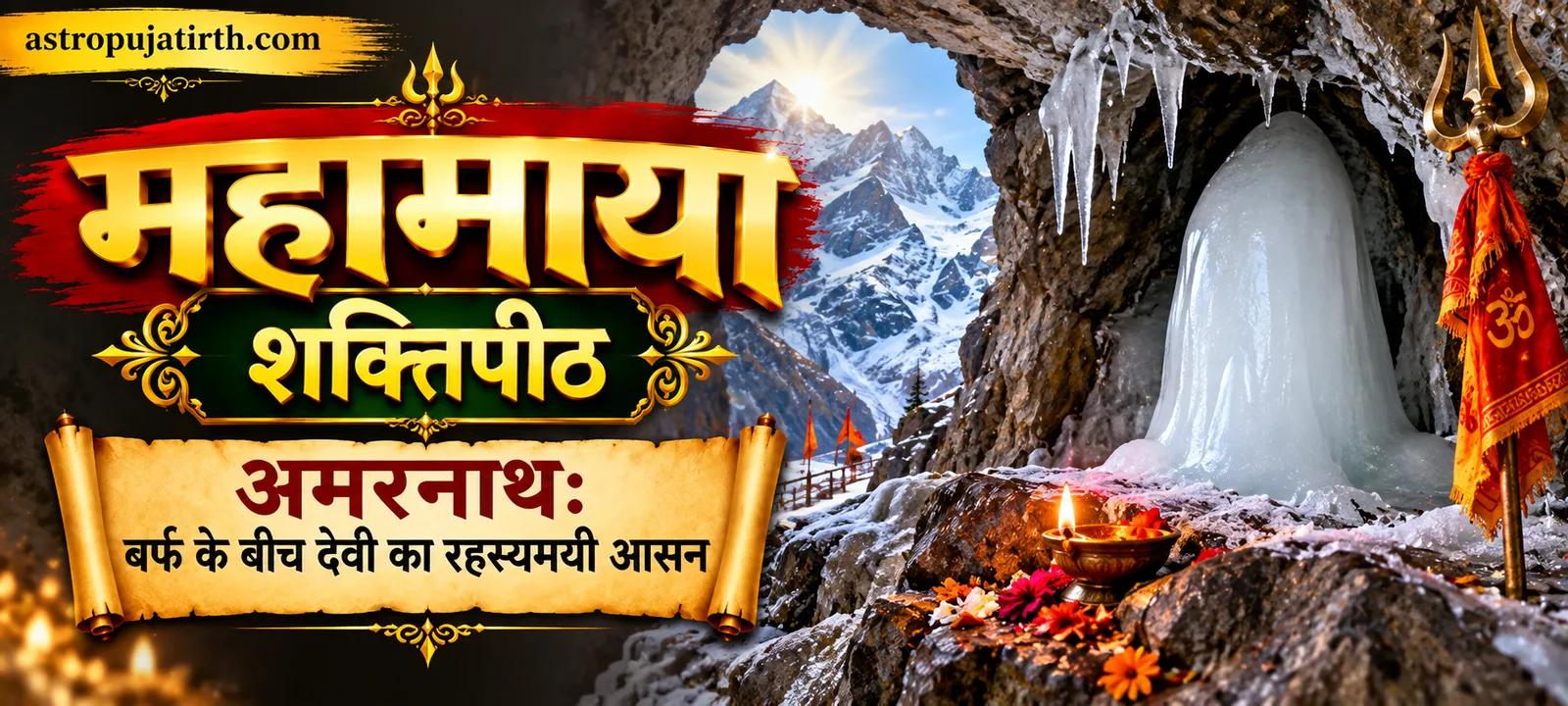 महामाया शक्तिपीठ, अमरनाथ: बर्फ के बीच देवी का रहस्यमयी आसन