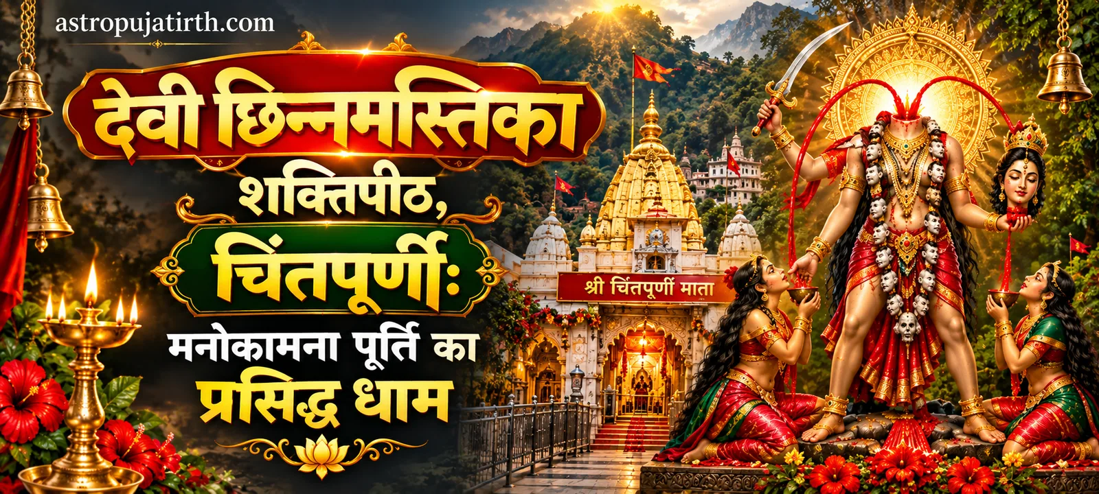 छिन्नमस्तिका शक्तिपीठ, चिंतपूर्णी: मनोकामना पूर्ति का प्रसिद्ध धाम
