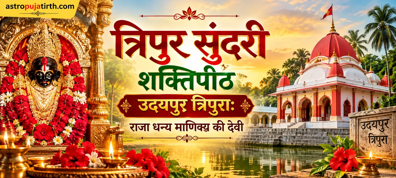 त्रिपुर सुंदरी शक्तिपीठ, उदयपुर त्रिपुरा: राजा धन्य माणिक्य की देवी