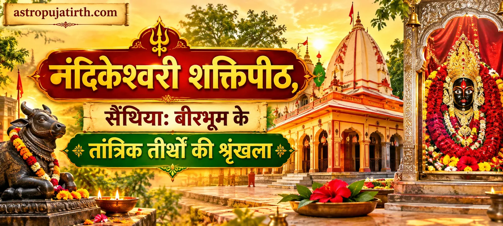 नंदिकेश्वरी शक्तिपीठ, सैंथिया: बीरभूम के तांत्रिक तीर्थों की श्रृंखला