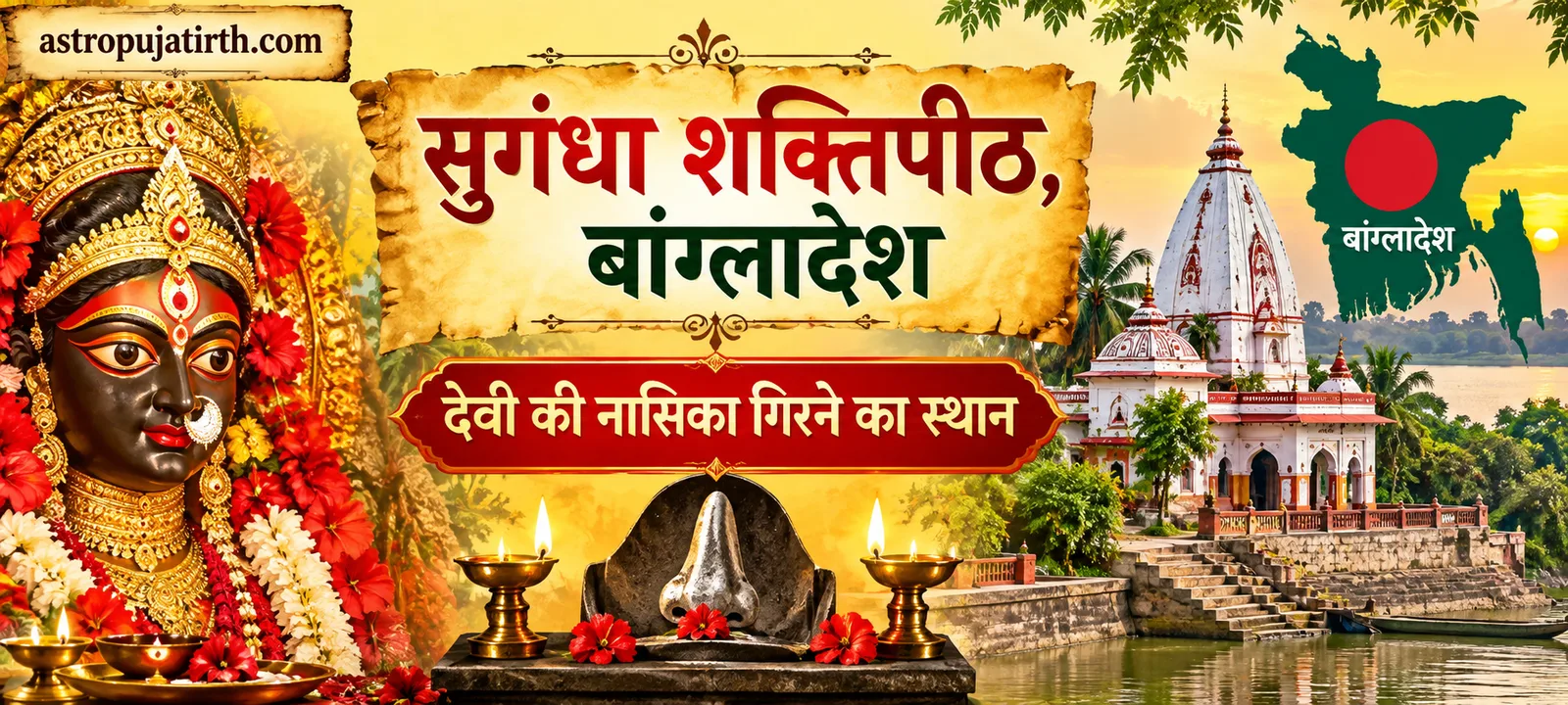 सुगंधा शक्तिपीठ, बांग्लादेश: देवी की नासिका गिरने का स्थान