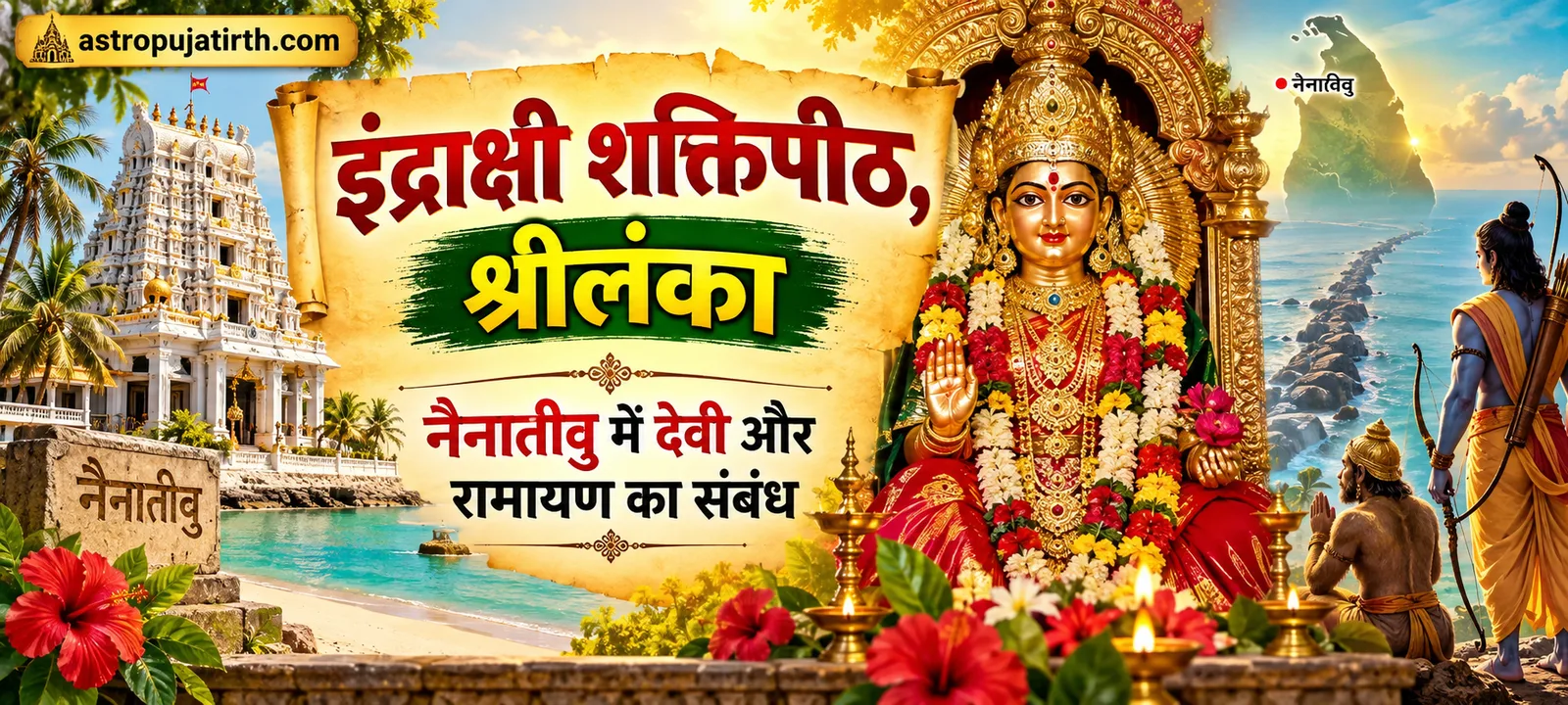 इंद्राक्षी शक्तिपीठ, श्रीलंका: नैनातीवु में देवी और रामायण का संबंध