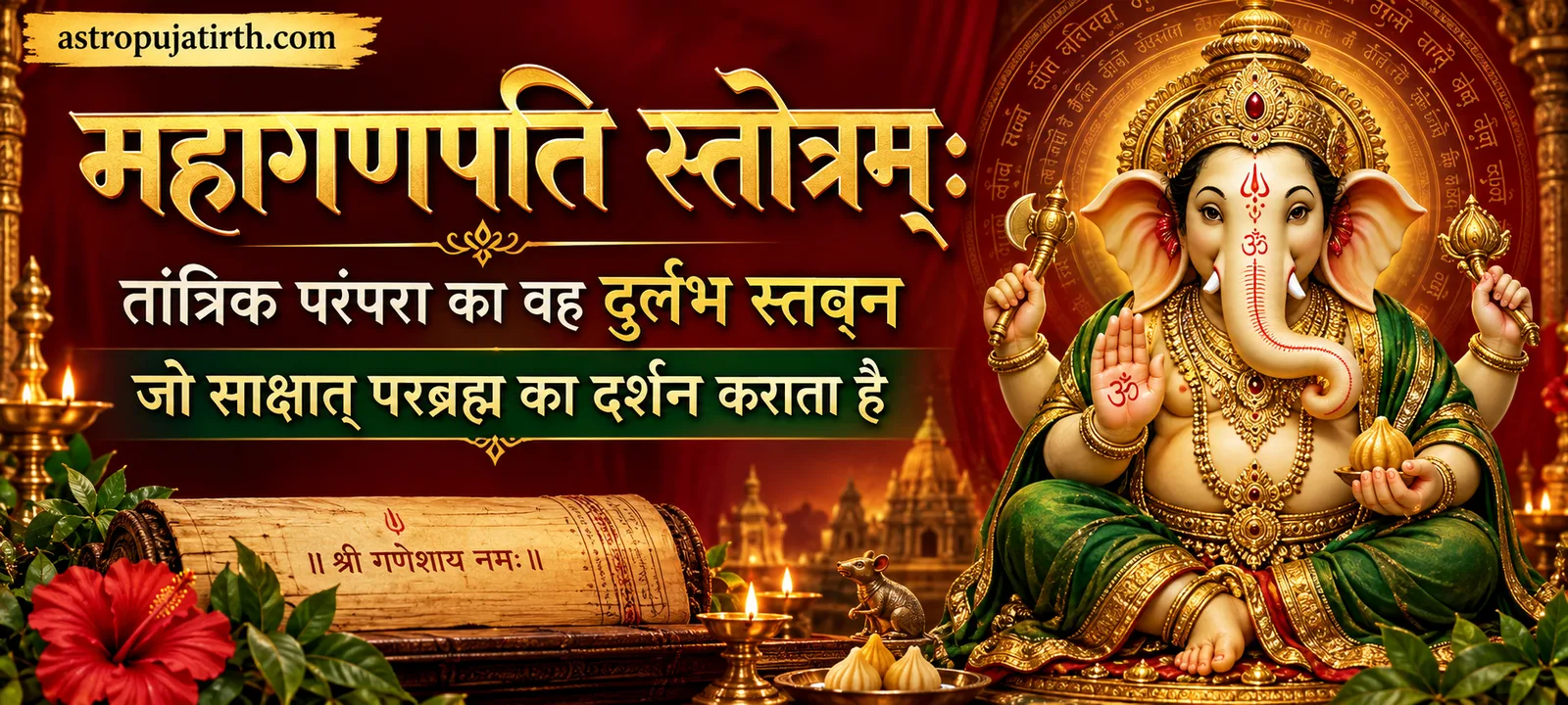 महागणपति स्तोत्रम्: तांत्रिक परंपरा का वह दुर्लभ स्तवन जो साक्षात् परब्रह्म का दर्शन कराता है