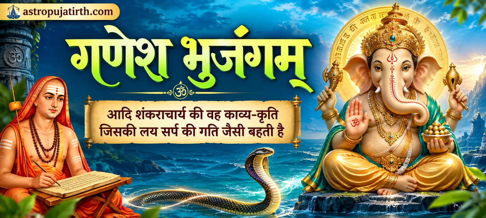 गणेश भुजंगम्: आदि शंकराचार्य की वह काव्य-कृति जिसकी लय सर्प की गति जैसी बहती है