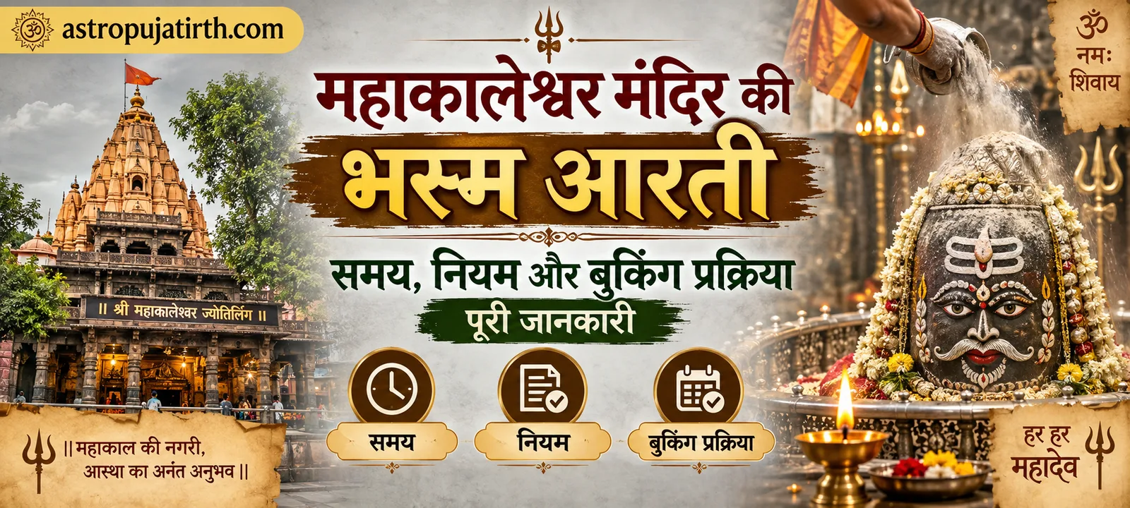 महाकालेश्वर मंदिर की भस्म आरती: समय, नियम और बुकिंग प्रक्रिया पूरी जानकारी