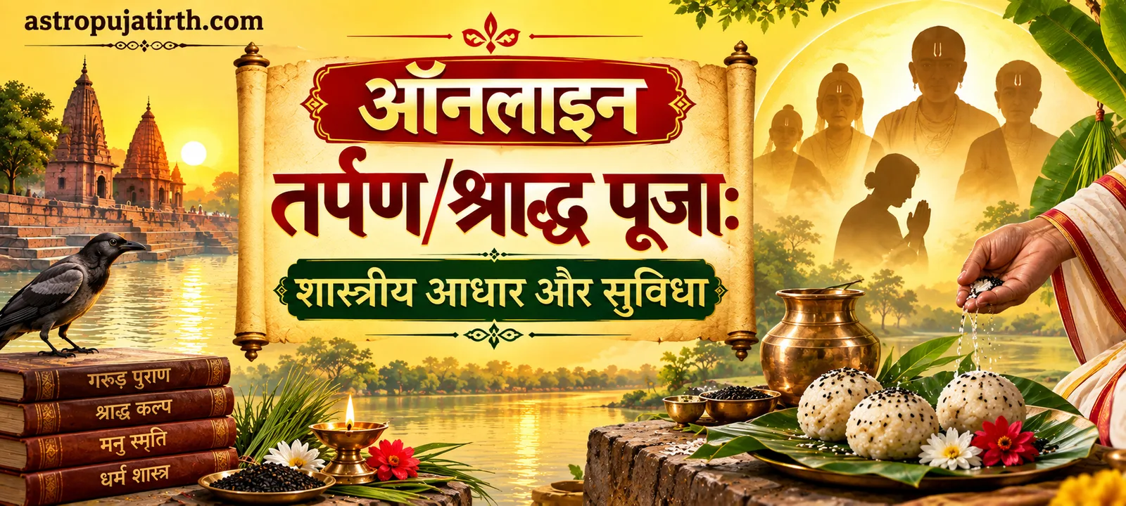 ऑनलाइन तर्पण/श्राद्ध पूजा: शास्त्रीय आधार और सुविधा