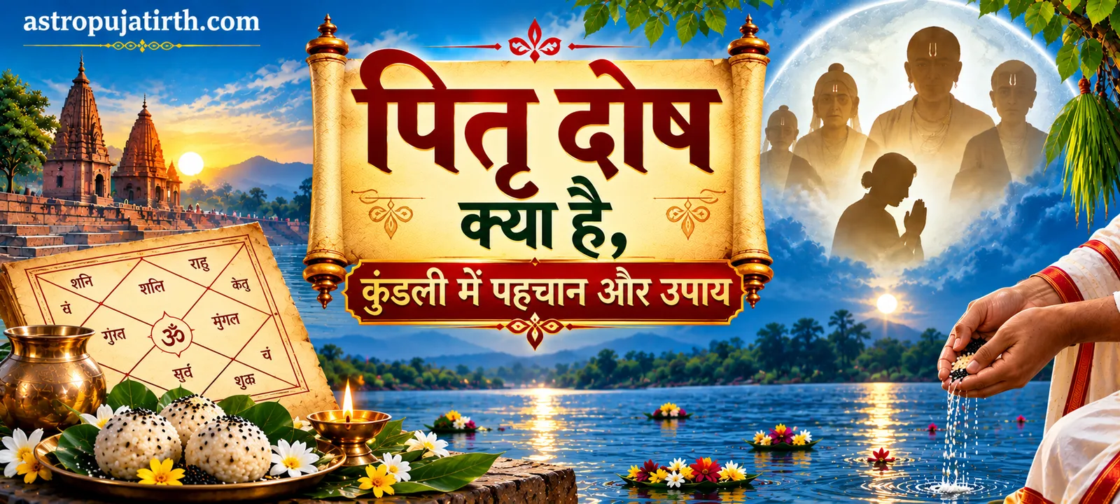 पितृ दोष क्या है: कुंडली में पहचान और उपाय