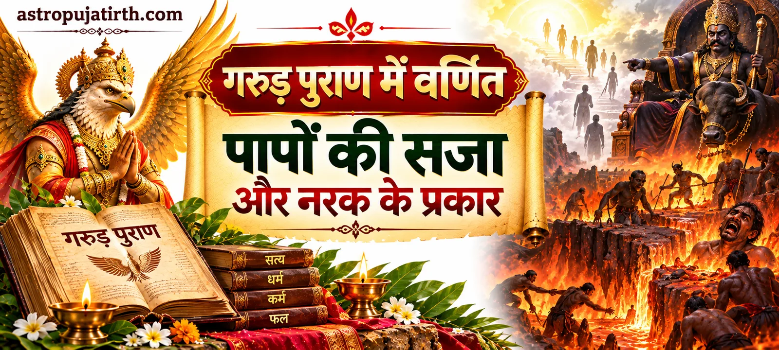 गरुड़ पुराण में वर्णित पापों की सजा और नरक के प्रकार