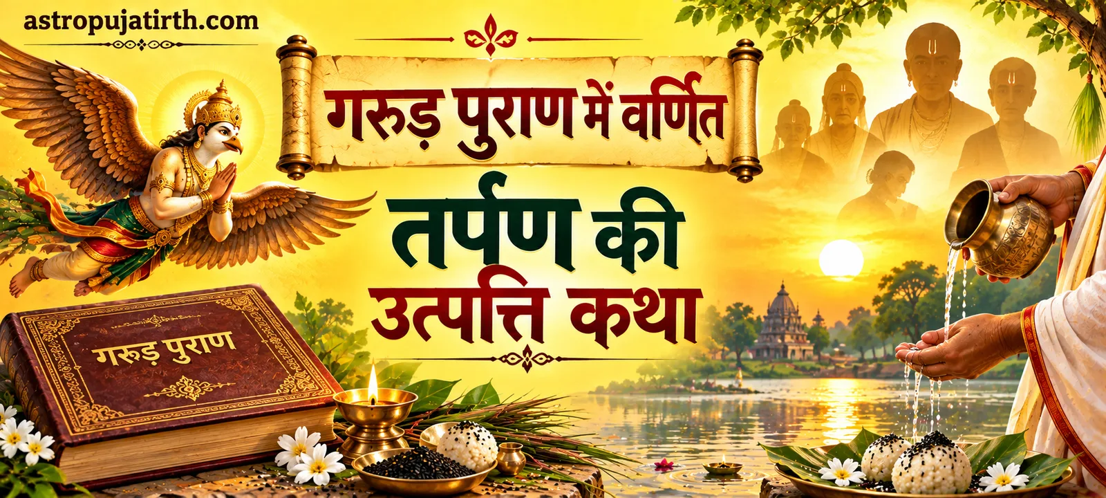 गरुड़ पुराण में वर्णित तर्पण की उत्पत्ति कथा