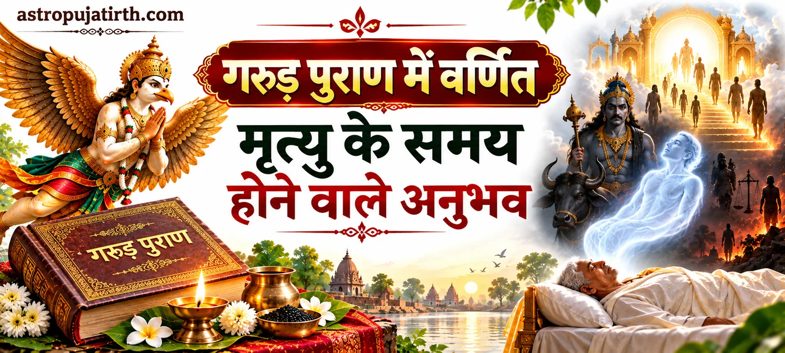 गरुड़ पुराण में वर्णित मृत्यु के समय होने वाले अनुभव