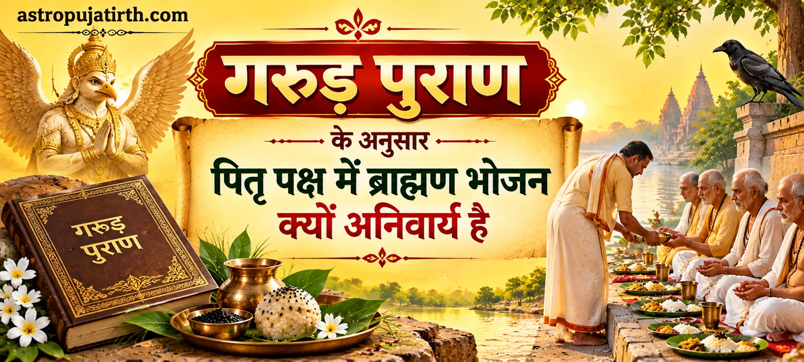 गरुड़ पुराण के अनुसार पितृ पक्ष में ब्राह्मण भोजन क्यों अनिवार्य है