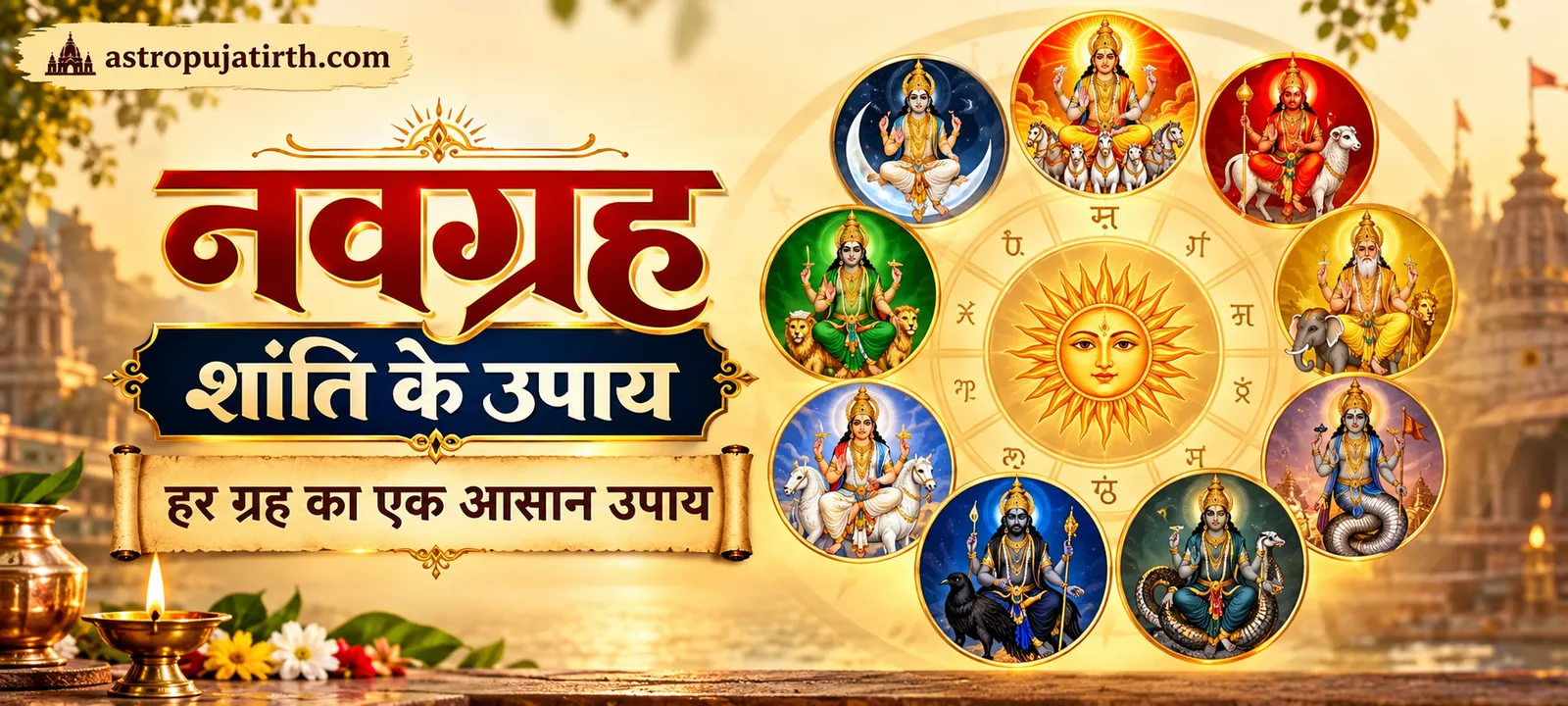 नवग्रह शांति के उपाय: हर ग्रह का एक आसान उपाय