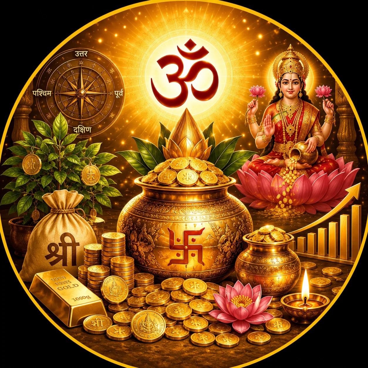 धन, सुख और समृद्धि