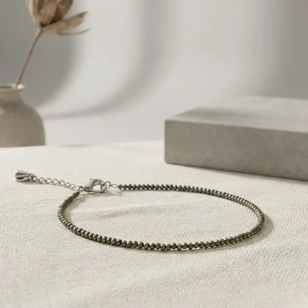 Pyrite Anklet