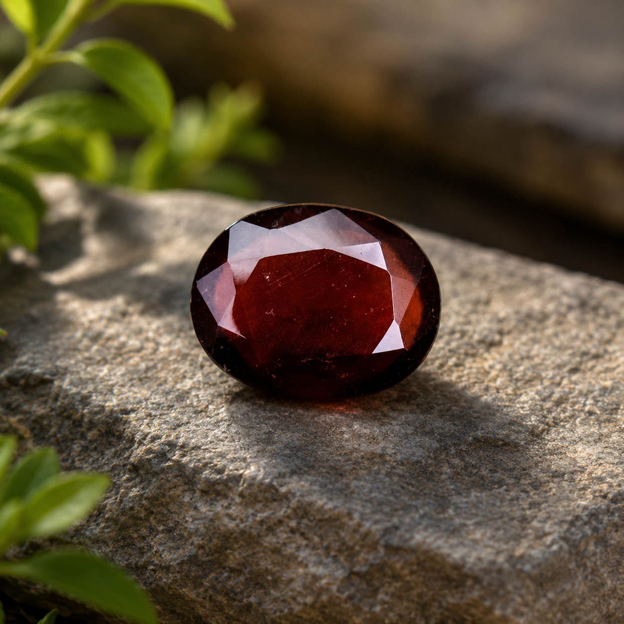 Dark Hessonite Gomed