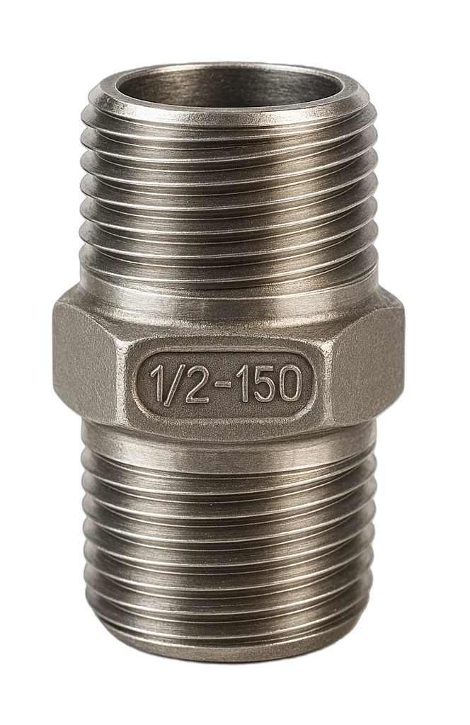Paslanmaz Hex Nipel AISI 304