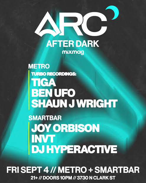 ARC After Dark brings Ben UFO, Tiga and Joy Orbison to smartbar