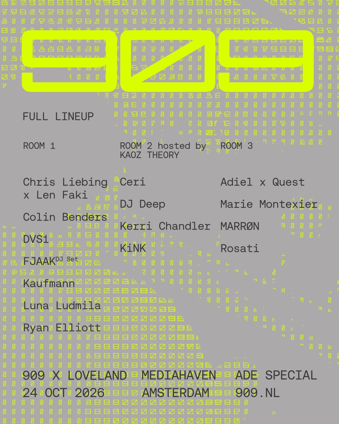 Chris Liebing and Len Faki meet at 909 x Loveland during ADE