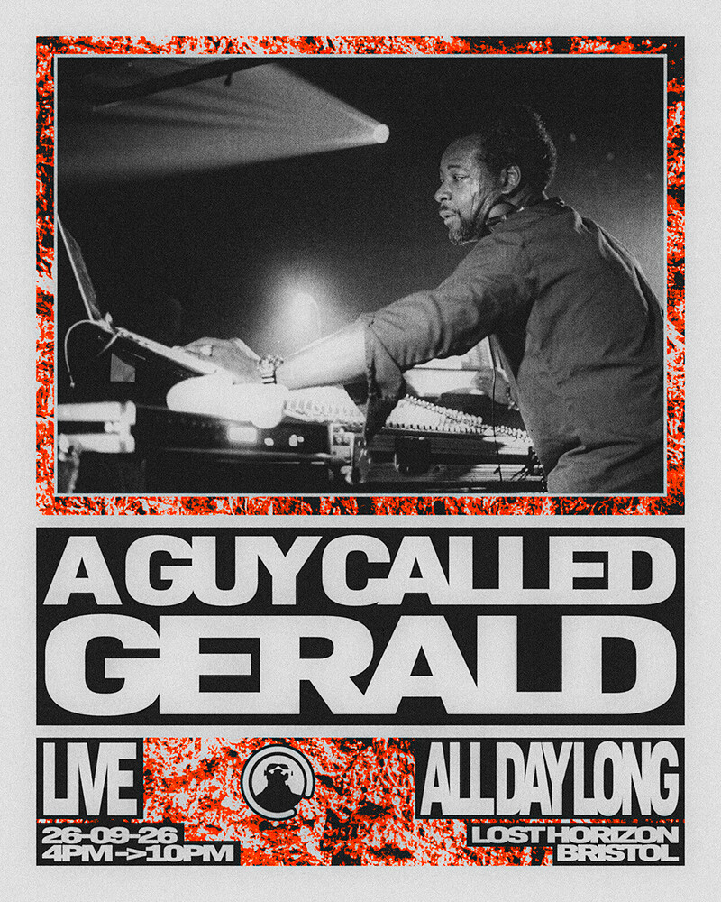 A Guy Called Gerald plays an all-day-long set at Lost Horizon
