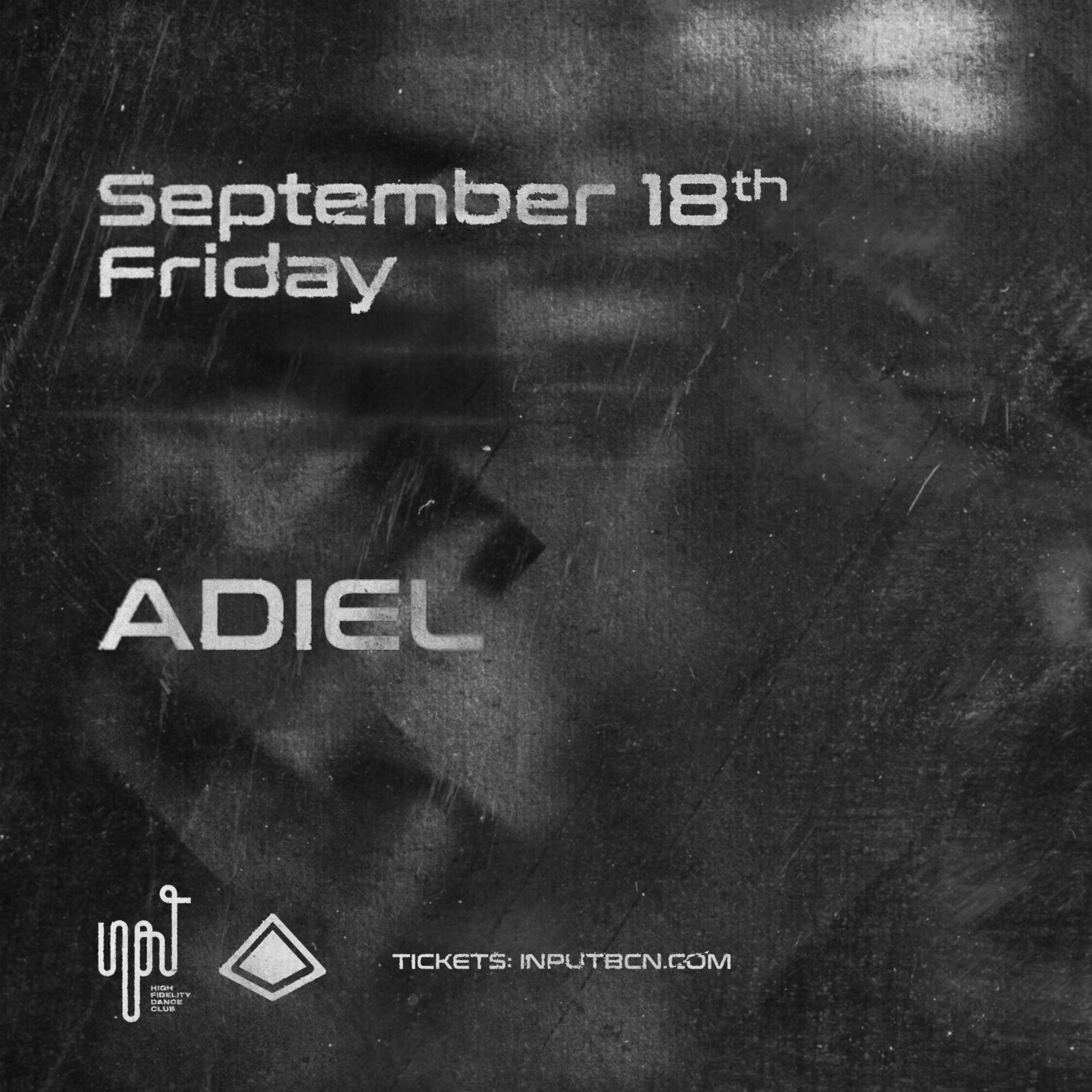 Adiel comes to INPUT Barcelona on 18 September