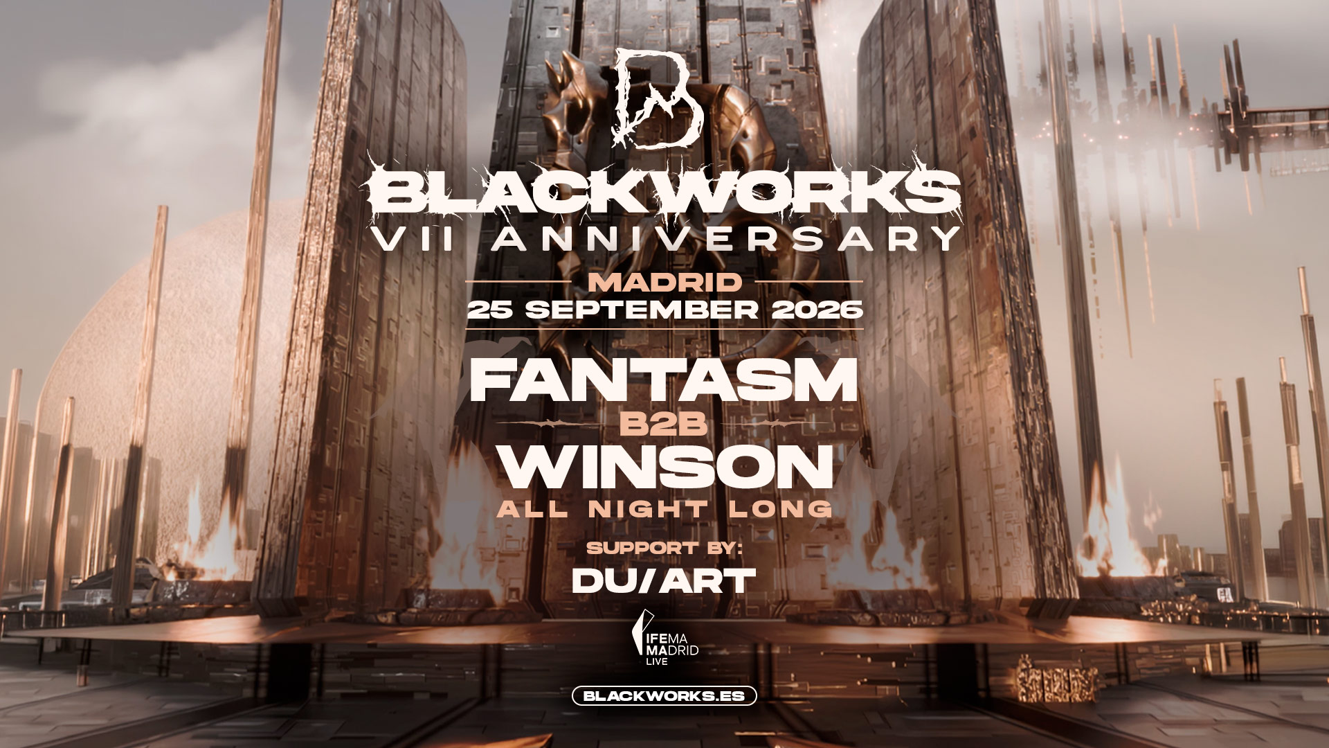 Blackworks VII Anniversary Madrid