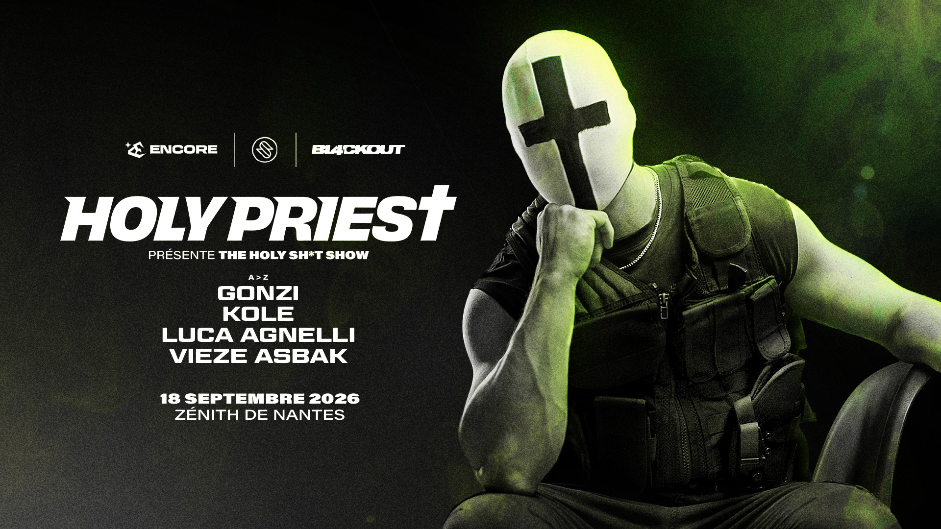 The Holy Shit Show brings Holy Priest to Zénith Nantes