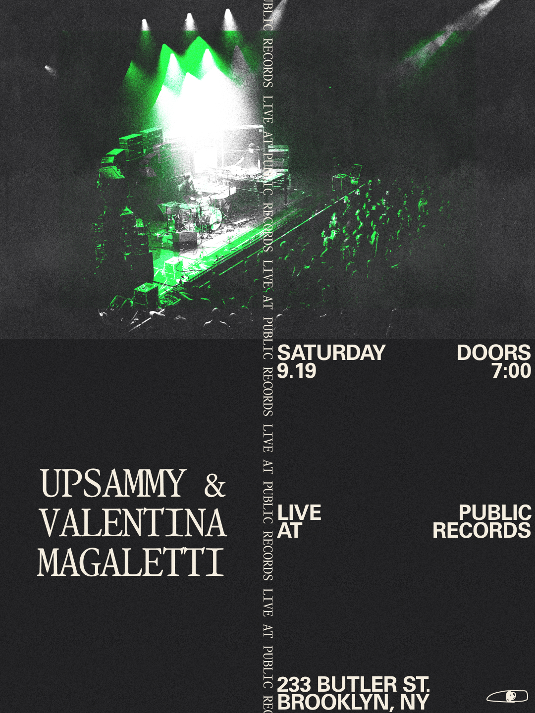 upsammy & Valentina Magaletti at Public Records